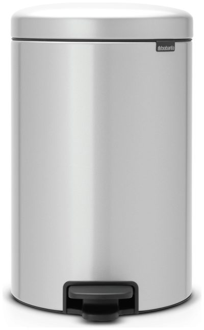 Brabantia newIcon 20 Litre Pedal Bin - Metallic Grey.